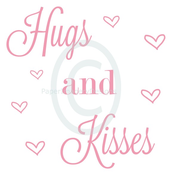 Hugs And Kisses Svg